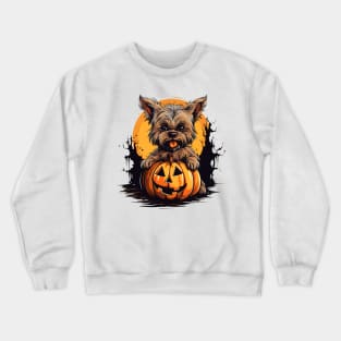 Halloween Yorkshire Terrier Dog #2 Crewneck Sweatshirt